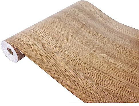 DecoMeister Vinilo Papel Adhesivo Para Muebles Imitacion de Madera Para Cocina Puerta Pared Mesa Lámina Autoadhesiva Decorativa En Rollo Para Forrar 90 x 740 cm Madera Roble Vicenza