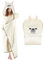 WJMSDK Alpaka Decke mit Ärmeln - Alpaka Geschenk für Frauen, Sherpa Fleece Kuscheldecke mit ärmeln, Tragbare Decke zum Anziehen als Weihnachten Geburtstagsgeschenk für Frauen Damen