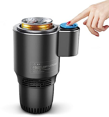 2 in 1 Car Cup Warmer Cooler Smart Car Cup Mug Holder, Car Cup Holder, with over Current, over Voltage, over Temperature Protection Function for Drivers, Commuters, Travelers