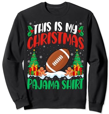 Rugby Player Christmas Pajama Shirt Rugby Xmas Sweatshirt