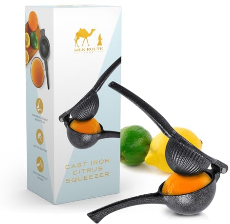 Silk Route Home Citrus Squeezer Cast Iron Manual Juicer