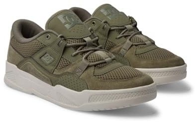 DC Shoes Construct - Leather Shoes for Men - Lederschuhe - Männer - 46 - Grün