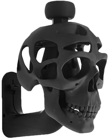 GkgWuxf Cintre pour Casque De Sécurité, Présentoir Gothique, Support Mural Moto, Supports Squelette Créatifs pour Accessoires