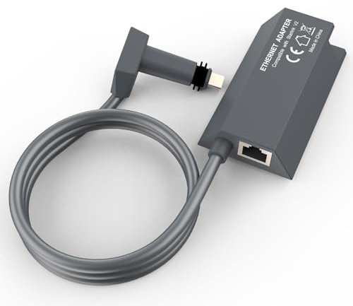 Starlink Ethernet-Adapter V2 Gen2, Generic StarLink Ethernet-Adapter, Satelliten-Internet-V2, stabile Konnektivität, für rechteckiges Kabel, externes Netzwerk