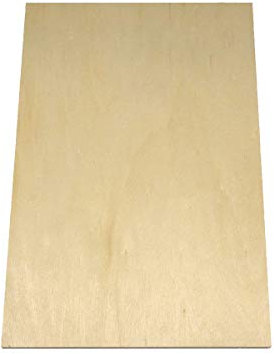 Fogli di compensato, compensato di tiglio, ottimo regalo for arti e mestieri dei bambini, corda di iuta, ornamenti natalizi, articoli di artigianato fai da te, 8 mm x 300 mm x 450 mm(10mmx300mmx450mm)
