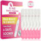 6 Pcs Test de Grossesse, HCG Test, Emballés individuellement Pregnancy Test, Sensibilité HCG, Fiable Et Rapide, Détection Rapide en 3 à 5 Minutes, Rose