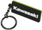 Kawasaki Schlüsselanhänger PVC grün schwarz