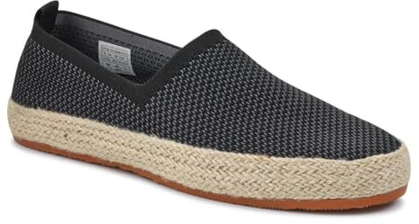 Pavers Breathable Slip-On Espadrilles - Black Size 10