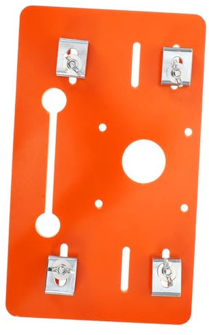 Artibetter Circular Saw Guide Rail Woodworking Bottom Plate for Chainsaw Sawing Machine Plate Track Saw Guide Easy Installation Sturdy for