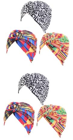 WOFASHPURET 6stücke Teiliges Bohemian Blumenmuster Kapuzenhut Ethnischem Stil Und Geknotetem Schal Für Damen Ethno-grün Ethno- Leicht Zu Reinigen Design Und