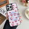 ZCDAYE Case for iPhone 14 Pro Max Compatible with Magsafe, Leather Cute Printed Phone Case Aesthetic Pattern for Women Girls, Durable Bumper Shockproof Phone Cover for iPhone 14 Pro Max,Cherry Bow