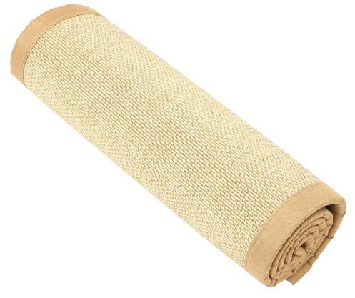 LOEFLIFA Tapis De Bambou Tissé Coussin Décoratif pour Sol Matelas Tatami Couleur Naturel Épaisseur pour Détente