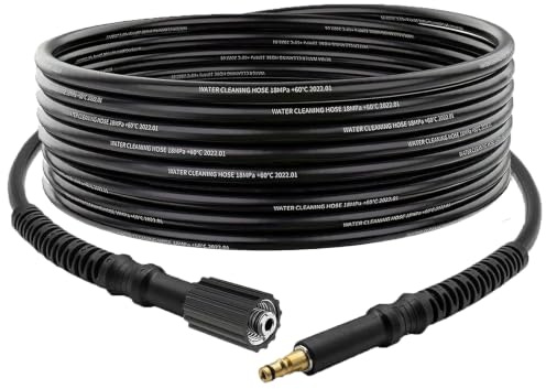 32.8Ft/10M High Pressure Washer Hose with Quick Connect Adapter - Replacement Hose for Kärcher K Series Washers K2, K3, K4, K5, K7, Bayonet to M22-14mm Thread, Hose with Screw Thread Outlet