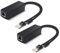 Active PoE Splitter - Power Over Ethernet Splitter Adapter, 48V to 12V, IEEE 802.3af Compliant, 10/100Mbps PoE Splitter for Surveillance Camera, WAP and VoIP Phone, up to 100m, 2 Pack