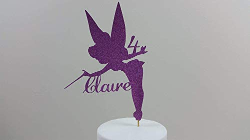 Personalised Fairy Card Cake Topper, Birthday, Celebration, Handmade
