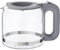Braun BRSC007 Ersatzkaraffe für Braun 12 Tassen Glas-Kaffeemaschine, Weiß