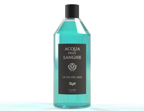 Acqua delle Langhe - Nachfüllpackung für Raumduft und Aromadiffusor - 500 ML Duft 'La Via del Sale' - Hergestellt in Italien