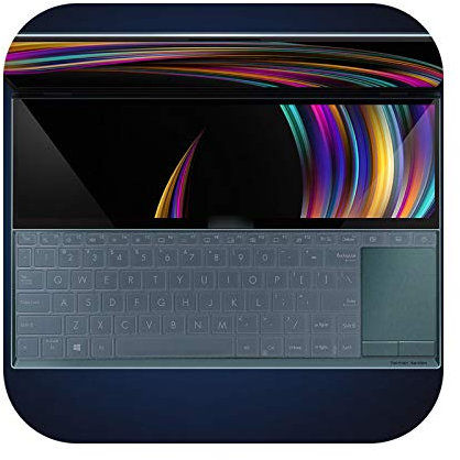 Keyboard cover Keyboard Protector for ASUS ZenBook Duo UX481 FL FN UX481FL UX481F ux481FN 14 Inch UX4000F 2020 Silicone Keyboard Cover Skin Clear