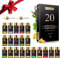 MAYJAM Set di Oli Essenziali 20 Pezzi, Set Regalo Di Oli Essenziali Per Diffusore, Umidificatore - Lavanda Gelsomino Eucalipto Vaniglia Sandalo Arancio Dolce Rosa Bergamotto E Altro Ancora