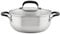 KitchenAid Stainless Steel Casserole with Lid, 4 Quart, Brushed Stainless Steel