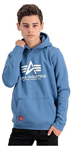 Alpha Industries Basic Hoody Kids/Teens Kapuzensweat für Kids und Teens Airforce Blue