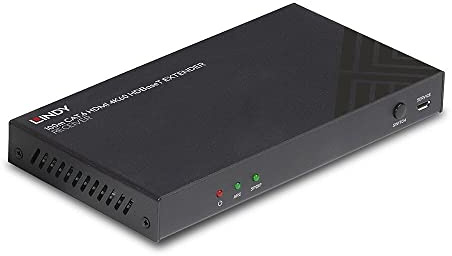 LINDY 38342 100m Cat.6 HDBaseT Extender-Receiver, HDMI 4K60, Audio, IR & RS-232