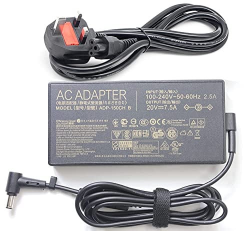 New 20V 7.5A 150W 6.0x3.7mm AC Adapter for Asus : ADP-150CH B A18-150P1A Strix G531GT G531GD G731GT FX505 FX505D FX505GT FX505DT FX705DD FX705DT FX705DU 20V 7.5A Laptop Power Supply Charger