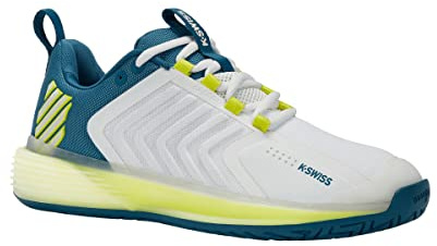 K-Swiss Men's Ultrashot 3 Tennis Shoe, Moonlit Ocean/Love Bird, 8