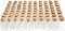 MAOOY Mini Glasflaschen 8ml, 80 Stück Kleine Glasflaschen mit Korken 22 X 40mm, Kleine Flaschen zum Befüllen, Als Gewürzgläser und Deko Hochzeits Deko Weihnachten Party