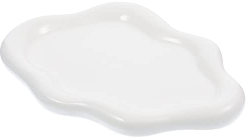 Ipetboom Plateau De Rangement Céramique Décoratif Assiette Irrégulière Pour Bijoux Support à Bijoux Et Accessoire Photo Pour Organiser Colliers Bagues Et Boucles Oreilles