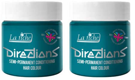 La Riche Directions Semipermanente Haarfarbe 100 ml Dose 2er-Pack (Turquoise)
