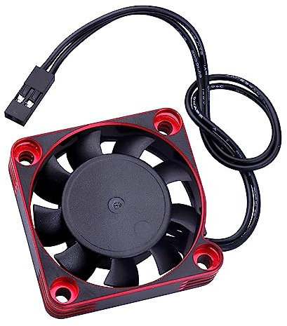 MACHSWON RC Motor Cooling Fan 40x40mm High Speed for ESC/Motor Heat Sink Replacement Red ESC Motor Fan