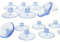 20 ventose trasparenti, ventose in plastica LJFEA PVC senza ganci, ventose robuste, adatte per finestre, pannelli di vetro, piastrelle, decorazione di auto, cucine, bagni, luci, armadietti (20 mm).
