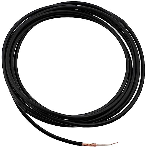 Aerzetix - C41087-2 m Cavo coassiale RG174 resistenza 50Ω - diametro 3mm - TV antenna schermo segnale audio satellitare radio frequenza video