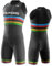Triathlon Anzug Herren Herren Radsportanzug gepolstert einteilig Trisuit Bike Top Short Trisuit Einteiler für WettkampfGeeignet zum Laufen, Radfahren, Schwimmen (TYP-1,XXS)