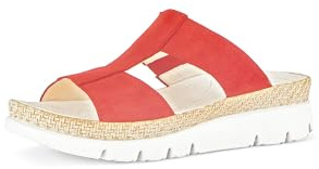 Gabor Damen Pantoletten, Frauen Slipper,Best Fitting,Schlupfschuhe,schluepfschuhe,Slip-ons,Backless Slipper,Mules,Flame,42 EU / 8 UK
