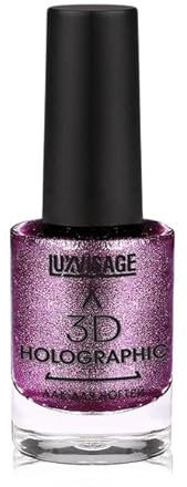 Luxvisage 3D Holographic Nail Polish By Luxvisage Liquid Gel With Shimmer Ultra Sparkling (LILAC AGATE)