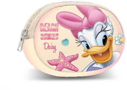 Disney Daisy Duck Beach-Porte-Monnaie Pill, Rose, 12 x 8,5 cm