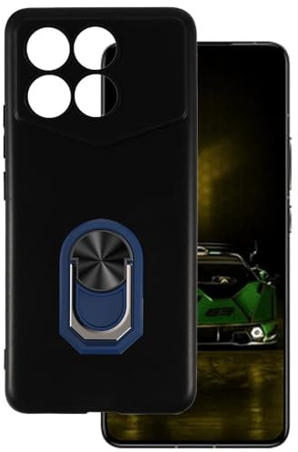 MILEGOO Schutzhülle für Xiaomi Redmi K70 Pro 5G, Lamborghini, ultradünne Handyhülle + Ringhalter, Ständer, Gel-Pudding aus weichem Silikon, für Xiaomi K70 Pro 5G Champion Edition 16,9 cm (6,7 Zoll),