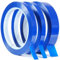 HavaCue 3 Rollen Hitzebeständiges Klebeband, 10mm x 66m und 20mm x 66m Wärmeband für Sublimation, Isolierband Wärmebänder, Blaue Hochtemperatur Klebeband für Elektronik Leiterplatte Wärmeübertragung