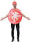 EraSpooky Costume de nourriture de fruits de tomate unisexe pour adultes robe amusante tenues de fête d'halloween pour hommes et femmes