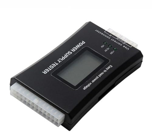 Probador De Fuente De Alimentación ATX, Probador De Potencia De Host De Computadora, Herramienta De Prueba De Inspección Y Mantenimiento De Host De Computadora con Pantalla LCD,