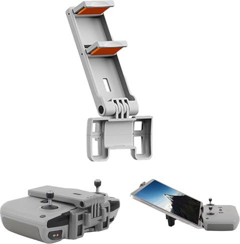 CERFFOOL Tablet Holder Foldable for RC-N3 2 1 Remote Control for DJI Air 3S Neo Mini4 Pro Air 3S Tablet Holder No Disassembly Mount Portable Stand Drone Accessories (Grey)