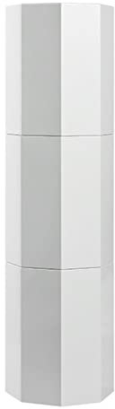 360° drehbares Schuhregal mit Adsorptionstüren, Premium-Metall-Schuhschrank für Eingangsbereich, Flur und Ecken, runder drehbarer Schuhständer in Schwarz