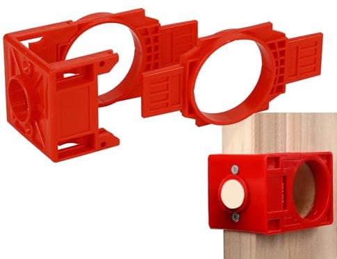 Door Latch Kit - Precision Locator Tool | Hole Saw Alignment Guide | Adjustable Position Punch | Anti-Slip Bore Device | Professional Drill Jig | Wood Frame Fixer | Door Mount Assistant