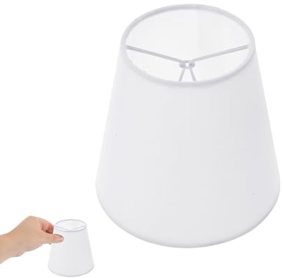 AUTSUPPL Abat-jour Pince pour Ampoule Petit Format Résistant et Facile à Remplacer Adapté Aux Lampes de Table et Lampadaires pour Salon et Chambre