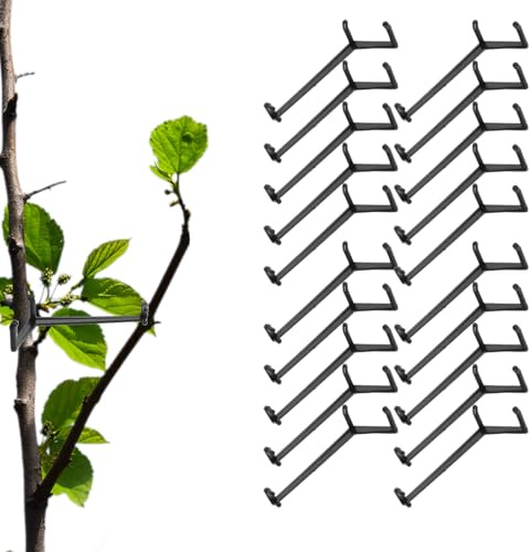 Set zum Geraderichten von Bäumen - 20 Teile Verstellbarer Stabilisator,Spreizer Für Äste Von Obstbäumen,Zur Gartenarbeit An Ästen Im Hinterhof Für Topfpflanzen Sowie Zum Lehnen Reparieren Und Biegung