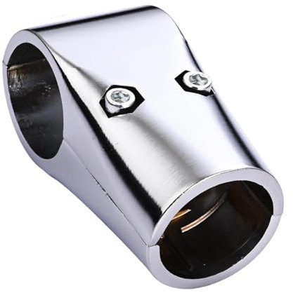 Sharplace Pfostenverbinder T-Rohrverbinder für Trockengestell, 38 mm | T-Rod Stangenhalterung, Robustes Aluminium, Rohrendverbinder für Begehbarer Kleiderschrank, Duschstange Wäscheständerrohr