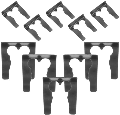 IMIKEYA Universelle Bremsleitungsclips in U Form 10 Stück aus Eisen für Sichere und Zuverlässige Verbindung bei Installation von Bremsschläuchen im Fahrzeug