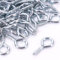Pack of 100 Metal 30mm Screw Eyes - Heavy Duty Loop/Vine/Hoop/Frame Eye Hooks